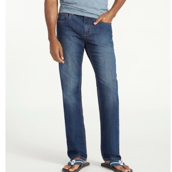 Tommy Bahama Sand Drifter Authentic Straight Leg Jeans 35x30 Blue